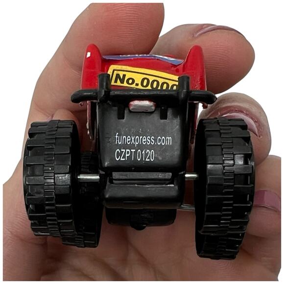 "Vintage Mini Red FTR Prestissimo Super Rapidity Pull Back Toy Car No.0000" - Picture 7 of 8